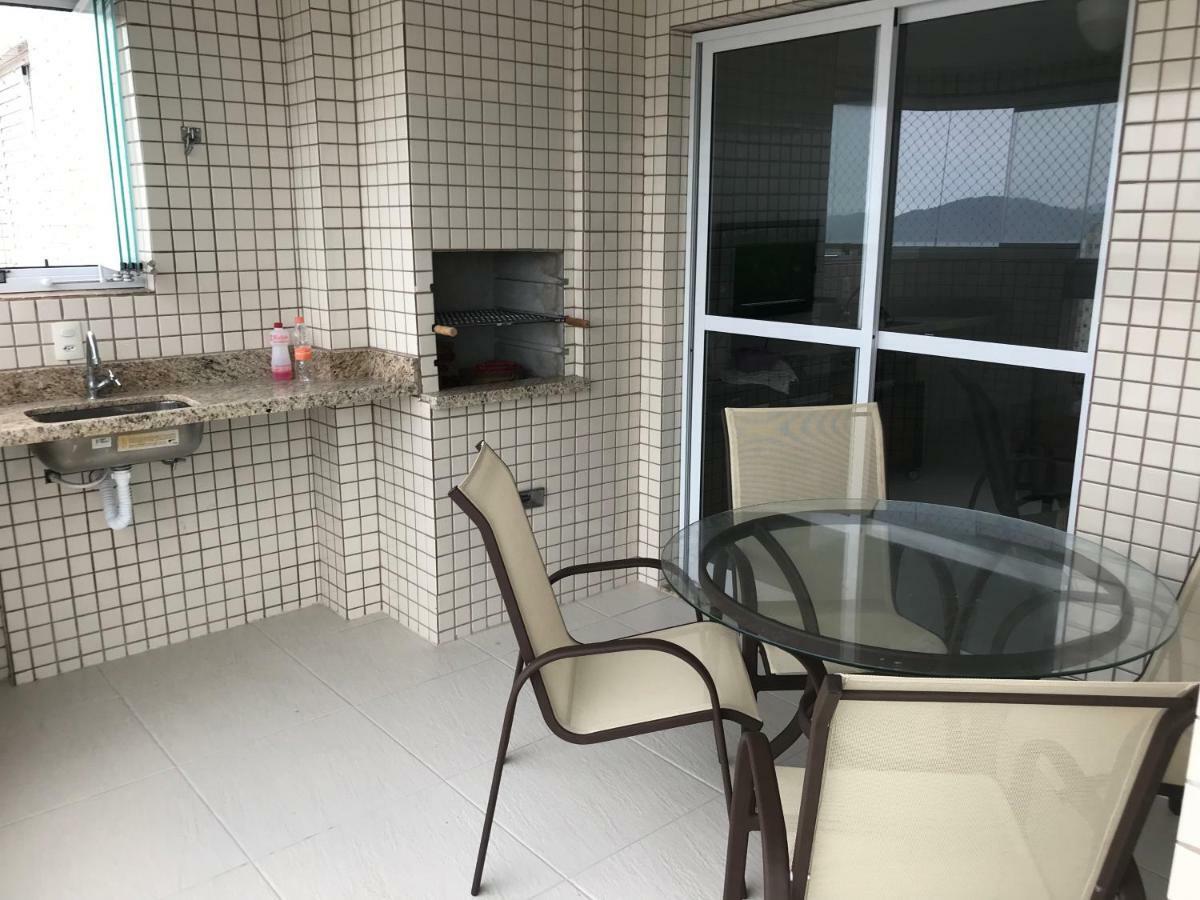 Apto Com Vista Para O Mar, 2 Vagas De Garagem E Churrasqueira Na Varanda Apartman Praia Grande  Kültér fotó