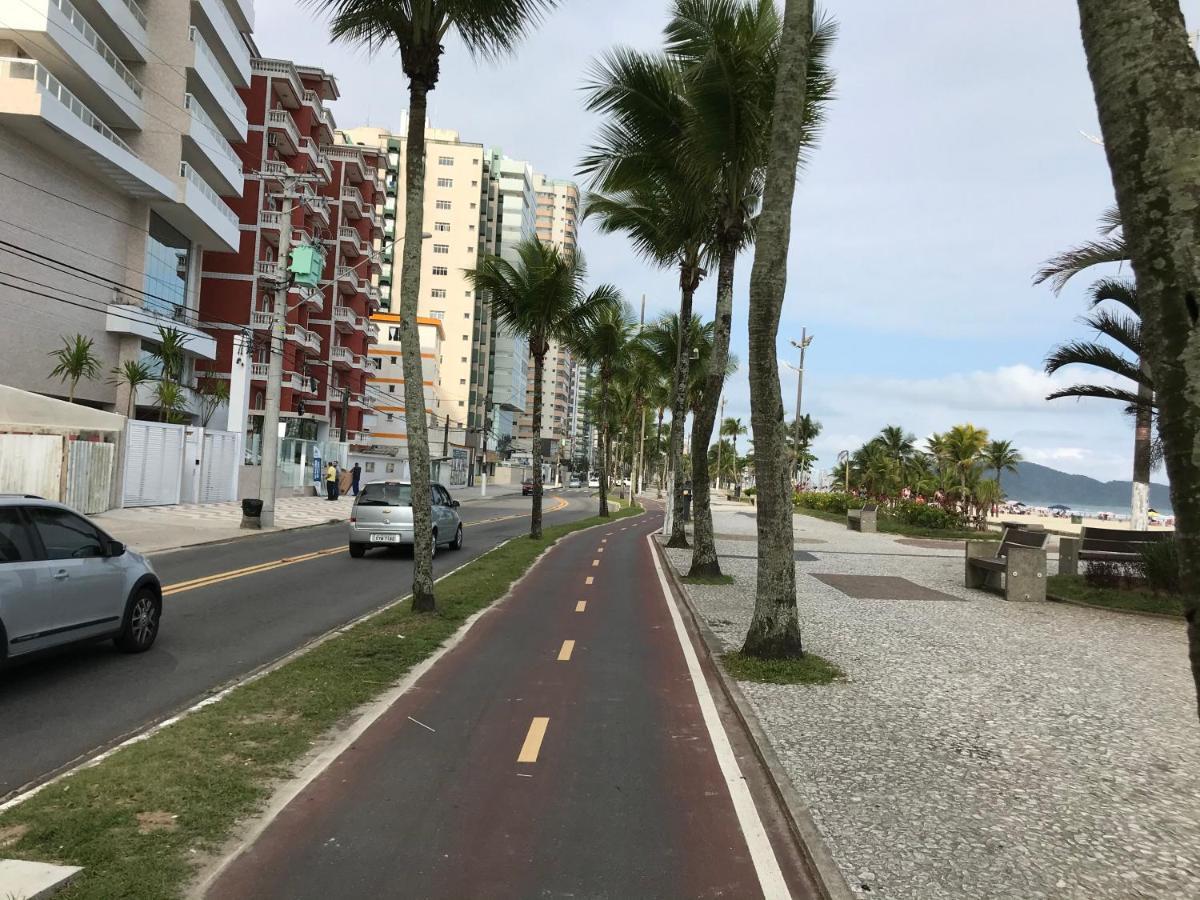 Apto Com Vista Para O Mar, 2 Vagas De Garagem E Churrasqueira Na Varanda Apartman Praia Grande  Kültér fotó